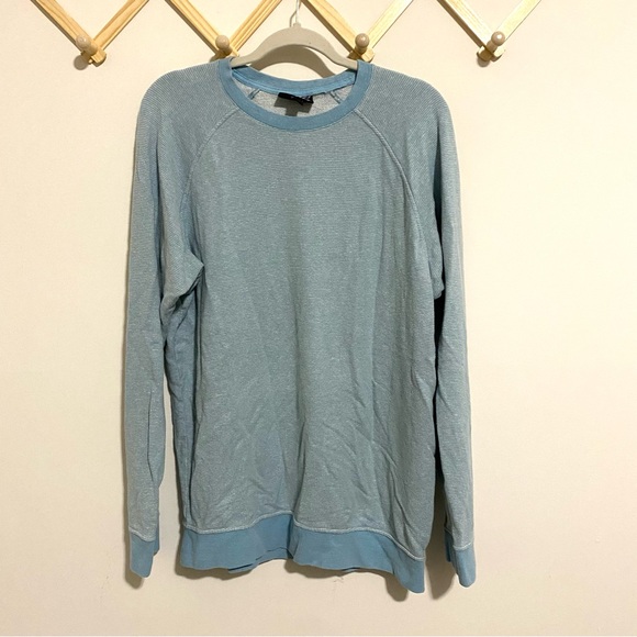 Patagonia Light Blue Pullover Sweater size Large - Picture 1 of 7